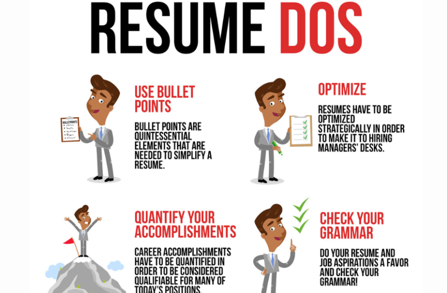 Resume Dos and Don’ts