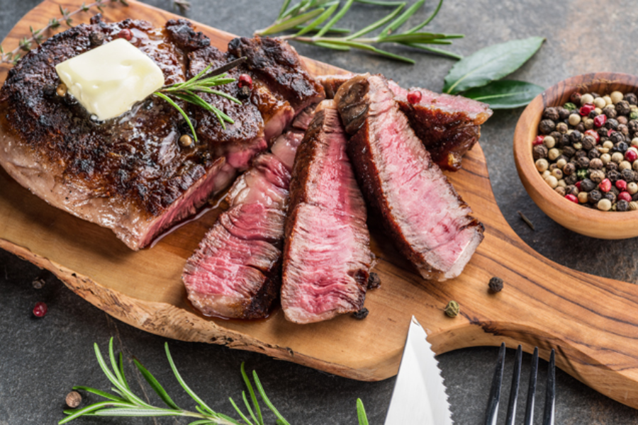 steak auf dem grill